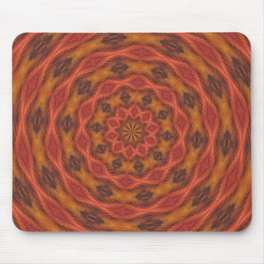 Kaleidoskop Herbstfarben Mousepad (Vorne)