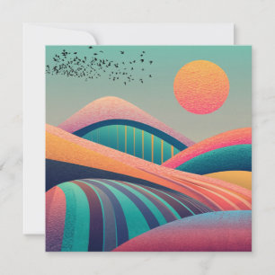 Kaleidoskop Hügel Landschaft