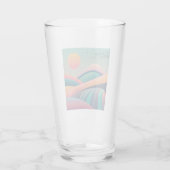 Kaleidoskop Hügel Landschaft Glas (Rückseite)