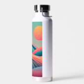 Kaleidoskop Hügel Landschaft Trinkflasche (Links)