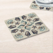 Kaleidoskop I Rechteckiger Pappuntersetzer (angewinkelt)