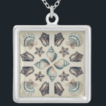 Kaleidoskop I Versilberte Kette<br><div class="desc">Meeresleben</div>