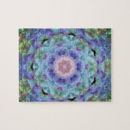 Kaleidoskop in blau... puzzle (Horizontal)