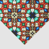 Kaleidoskop ist mit Papierpapier Seidenpapier (Ausschnitt)