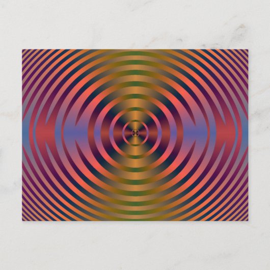 Kaleidoskop Jewel Tones Postcard Postkarte (Vorderseite)