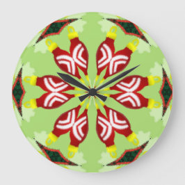 Kaleidoskop "K1 SQ" Große Wanduhr