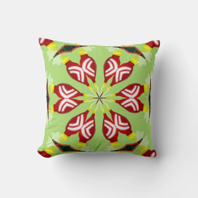 Kaleidoskop "K1 SQ" Kissen (Vorderseite)