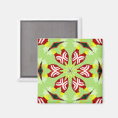 Kaleidoskop "K1 SQ" Magnet (Vorderseite/Rückseite)