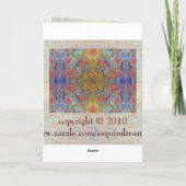 Kaleidoskop Karte (Rückseite)