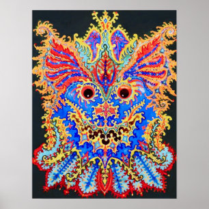 Kaleidoskop-Katze, Louis Wain Poster