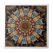 Kaleidoskop-Keramik Fliese (Vorderseite)