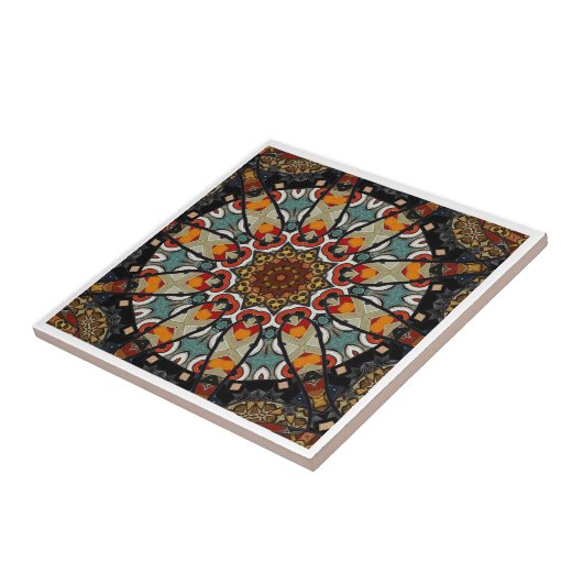 Kaleidoskop-Keramik Fliese (Seite)