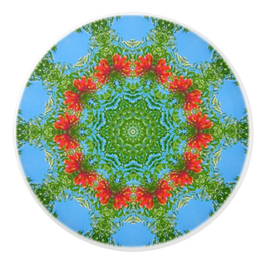 Kaleidoskop Keramik Keramikknauf (Vorderseite)