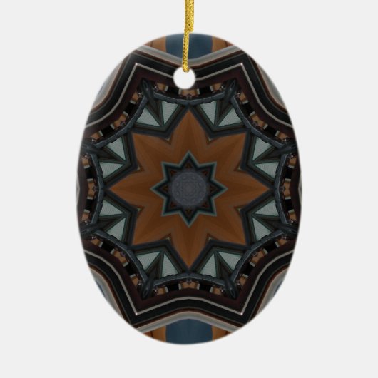 Kaleidoskop Keramik Ornament (Vorne)