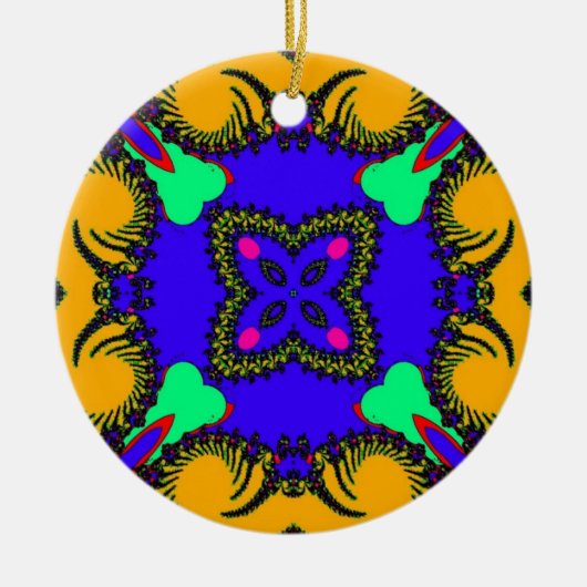 Kaleidoskop Keramikornament (Vorne)