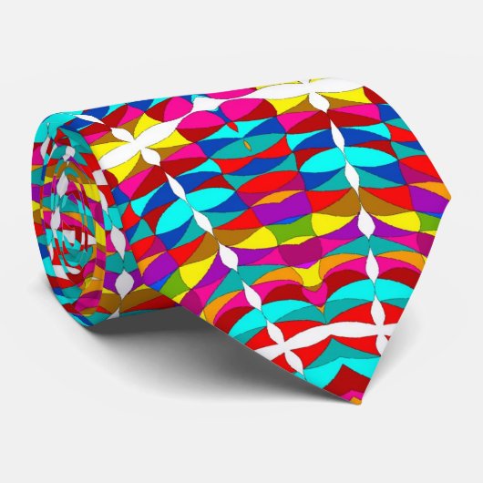 Kaleidoskop Krawatte (Gerollt)