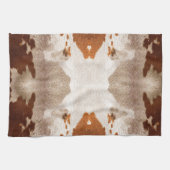 Kaleidoskop-Kuhmuster Geschirrtuch (Horizontal)