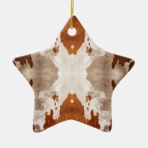 Kaleidoskop-Kuhmuster Keramikornament