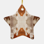 Kaleidoskop-Kuhmuster Keramikornament (Hinten)