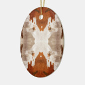 Kaleidoskop-Kuhmuster Keramikornament (Links)