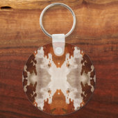 Kaleidoskop-Kuhmuster Schlüsselanhänger (Vorderseite)