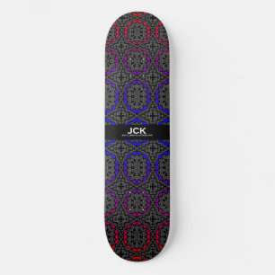 Kaleidoskop Kunst achtzehn von Band dreizehn Skateboard