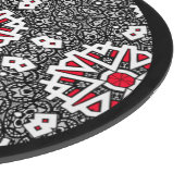 Kaleidoskop-Kunst neun des sechzehnten Bandes Schneidebrett (Ecke)