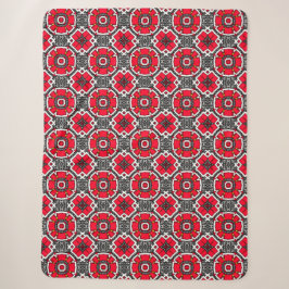 Kaleidoskop-Kunst sieben L von Band sechzehn Sherpadecke