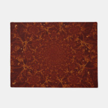 Kaleidoskop-kupferner Rost-Brown-Muster-Entwurf