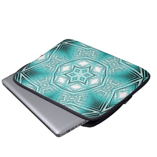 Kaleidoskop Laptopschutzhülle (Vorne Knopf)