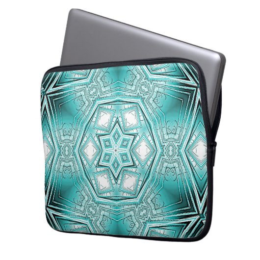 Kaleidoskop Laptopschutzhülle (Vorderseite Links)