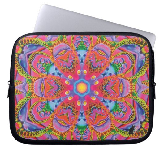 Kaleidoskop Laptopschutzhülle (Vorderseite)