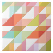 Kaleidoskop lebhafte Sommerfliesen Fliese (Vorderseite)