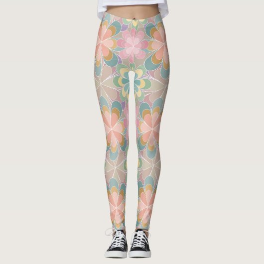 Kaleidoskop Leggings (Vorderseite)