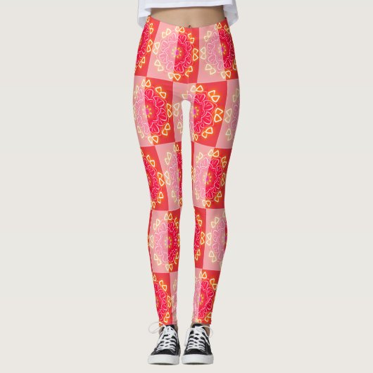 Kaleidoskop Leggings (Vorderseite)