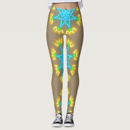 Kaleidoskop Leggings (Vorderseite)