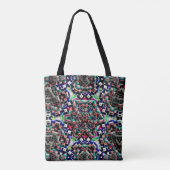 Kaleidoskop-Leinwand aus Kunststoff oder Leder Tasche (Rückseite)
