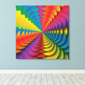 Kaleidoskop-Leinwand Leinwanddruck (Insitu (Holzboden))