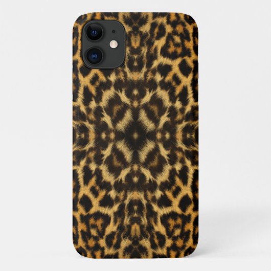 Kaleidoskop Leopard Fur Muster Case-Mate iPhone Hülle (Rückseite)
