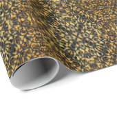 Kaleidoskop Leopard Fur Muster Geschenkpapier (Rolleneckpunkt)