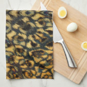 Kaleidoskop Leopard Fur Muster Geschirrtuch (Viertel Falte)