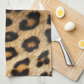 Kaleidoskop Leopard Fur Muster Handtuch (Viertel Falte)