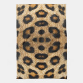 Kaleidoskop Leopard Fur Muster Handtuch (Vertikal)