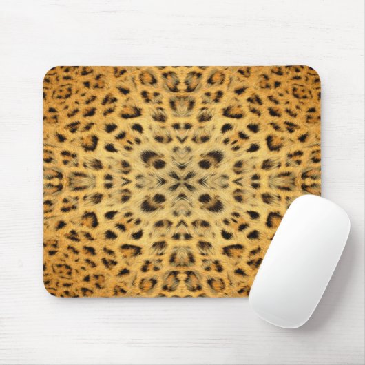 Kaleidoskop Leopard Fur Muster Mousepad (Mit Mouse)