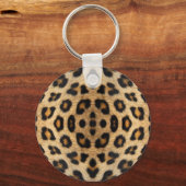 Kaleidoskop Leopard Fur Muster Schlüsselanhänger (Vorderseite)