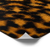 Kaleidoskop Leopard Fur Musterposter Poster (Ecke)