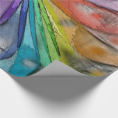 Kaleidoskop-Libelle Geschenkpapier (Ecke)