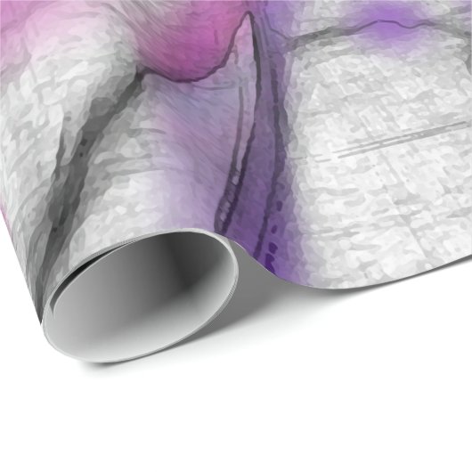 Kaleidoskop-Libelle Geschenkpapier (Rolleneckpunkt)