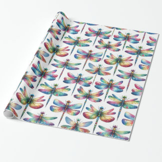 Kaleidoskop-Libellen Geschenkpapier