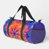 Kaleidoskop Lila Duffle Bag (Rechte Ecke)